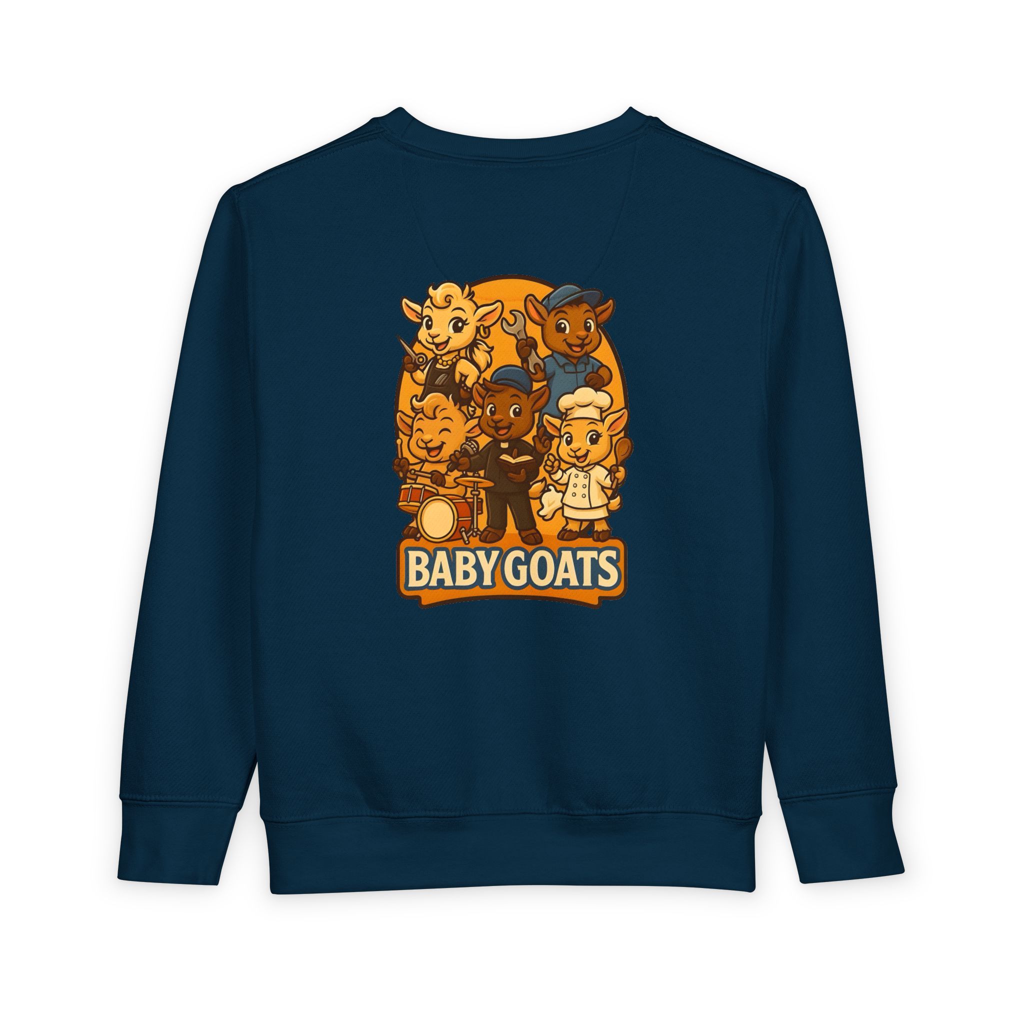 Baby Goats Toddler Sweatshirt — Cute Cartoon Farm Animal Pullover - Image 14