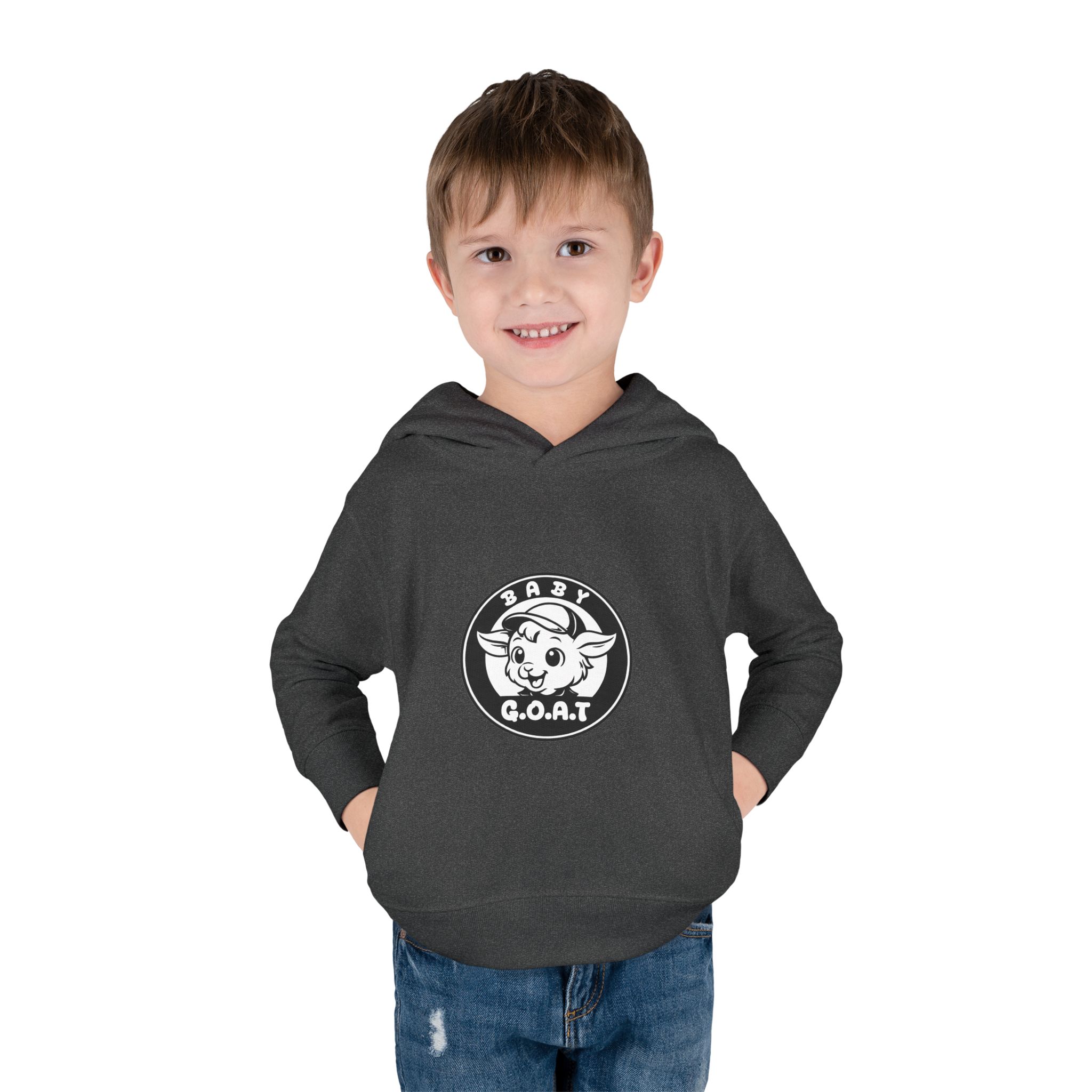 Baby G.O.A.T – Classic Edition Toddler Hoodie – 'Baby G.O.A.T.' Cute Goat Logo Pullover for Kids - Image 7