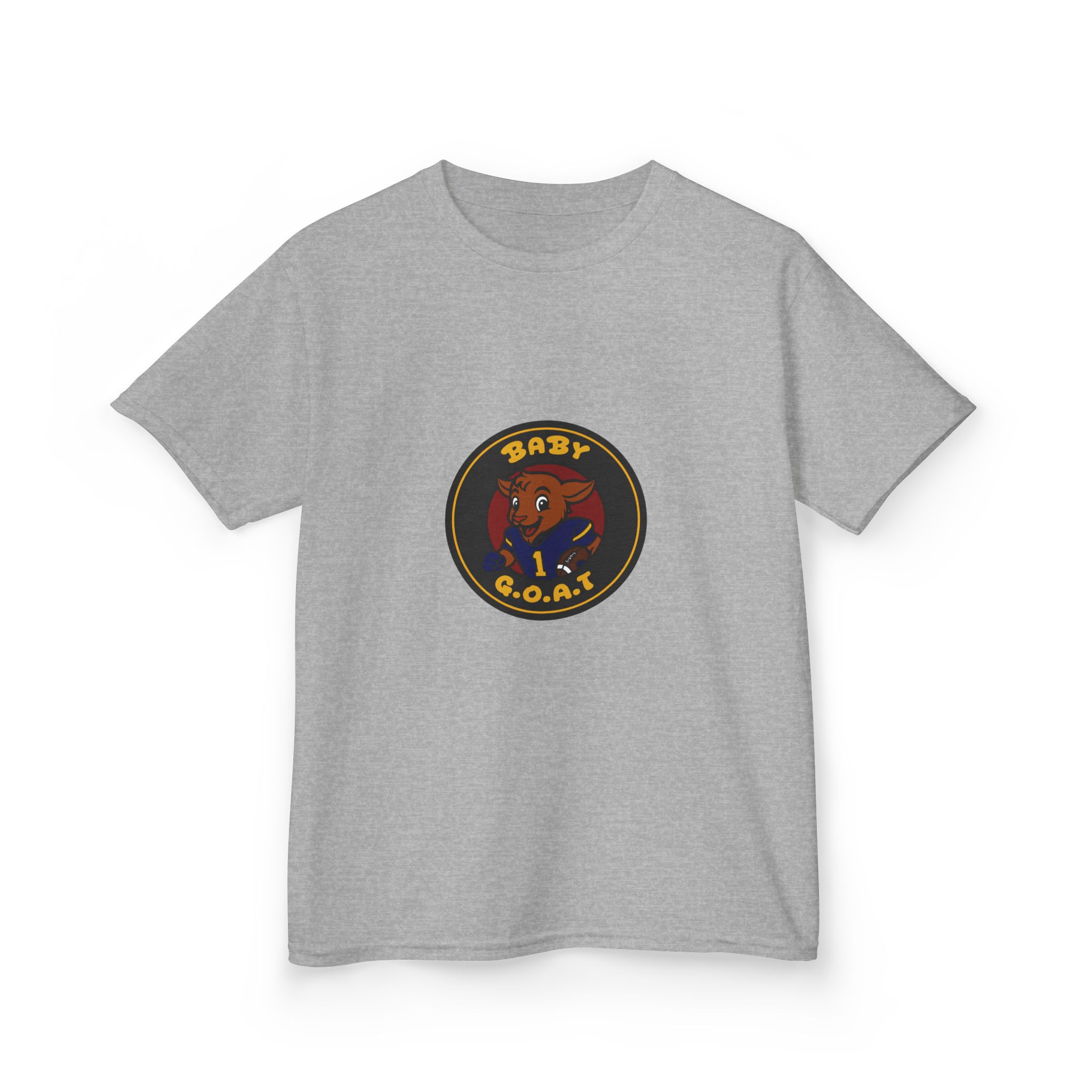 Davon The Touchdown Star Kids T-Shirt — "Baby G.O.A.T." Cartoon Goat Graphic Tee - Image 3