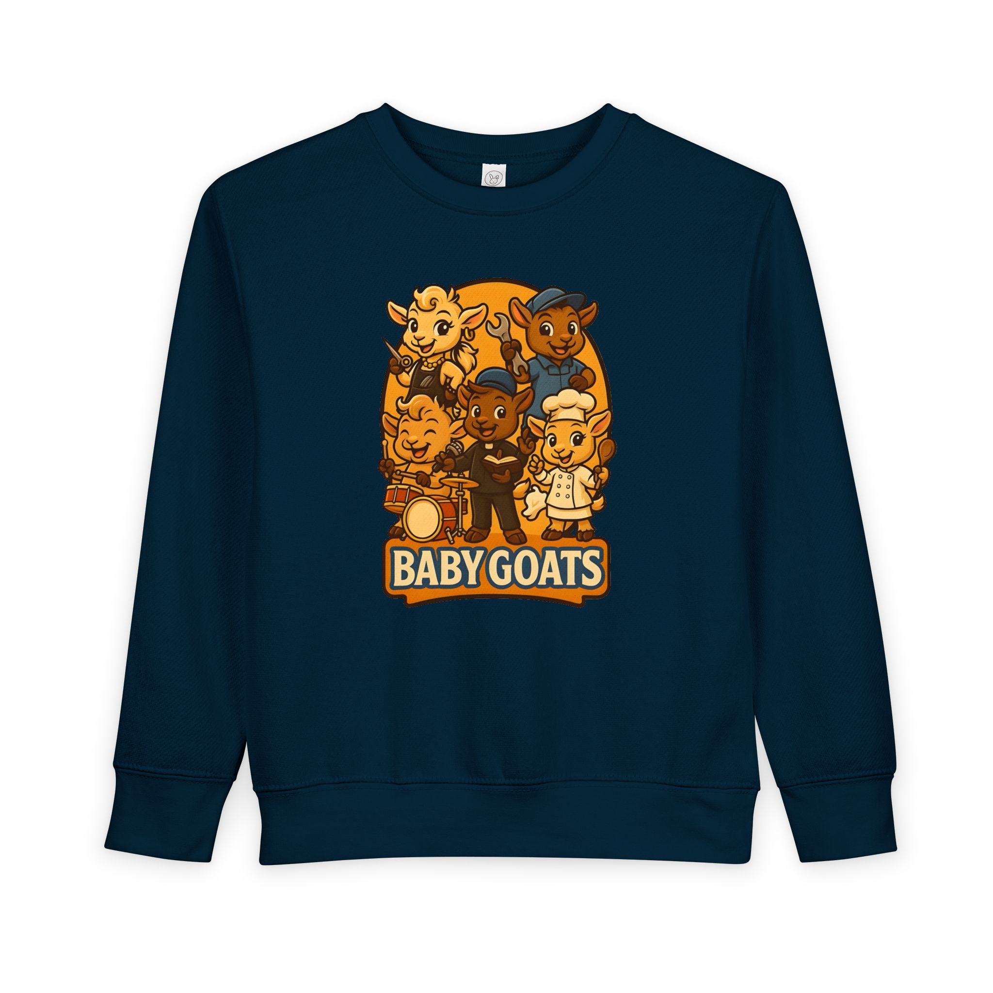 Baby Goats Toddler Sweatshirt — Cute Cartoon Farm Animal Pullover - Image 13