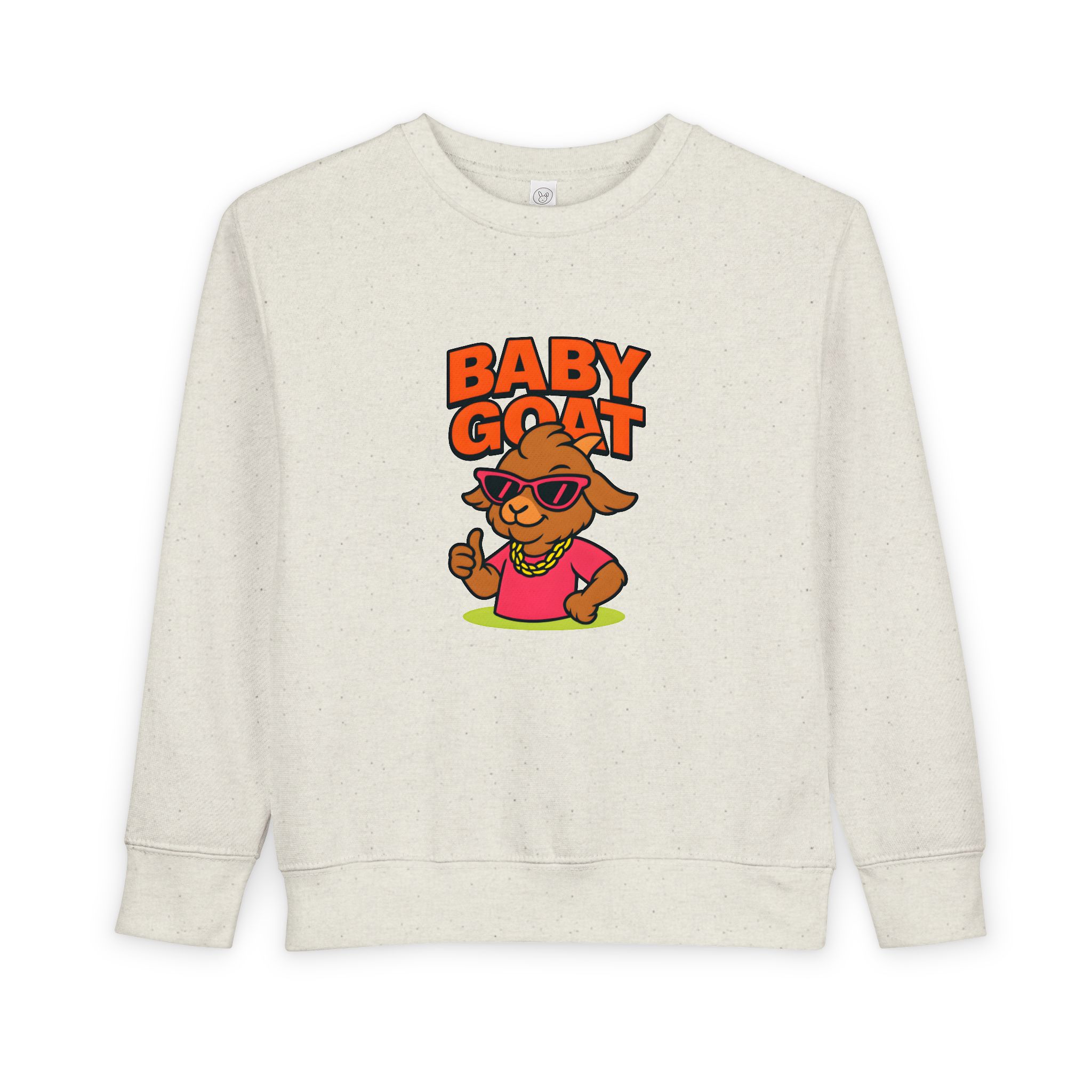 Skye the Style Queen Baby Goat Toddler Sweatshirt — Cute Cartoon Kid’s Pullover