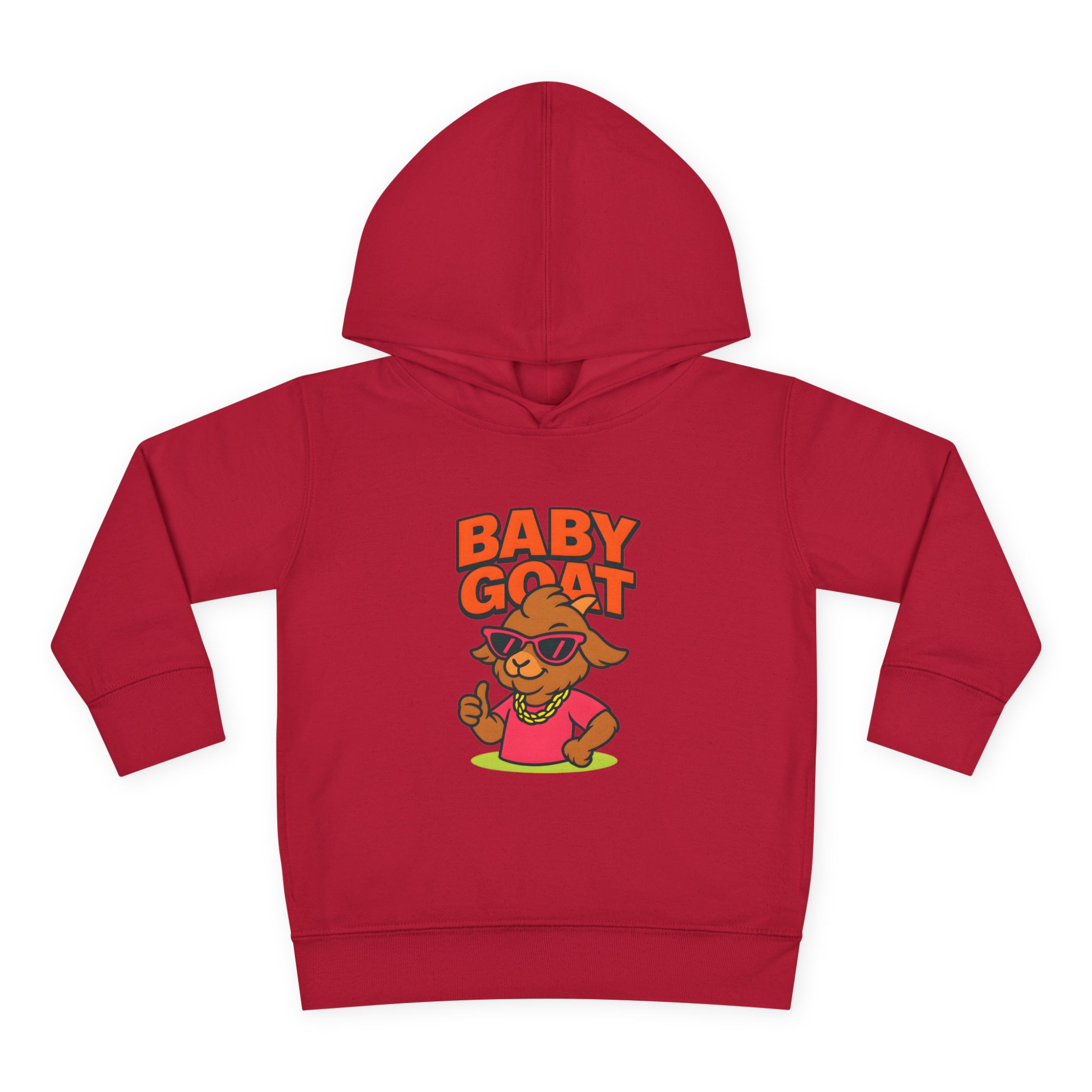 Skye the Style Queen Baby Goat Toddler Hoodie — Cute Cartoon 'Baby Goat' Pullover for Kids - Image 13