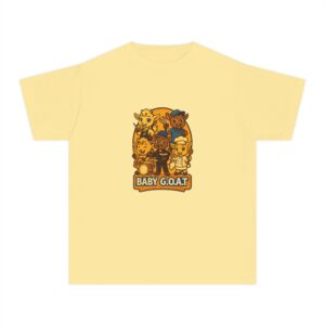 Future GOATs Club  Youth Tee — Cute 'Baby G.O.A.T.' Cartoon Animal Graphic