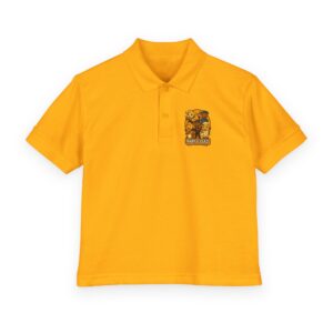 Future GOATs ClubYouth Polo — Golden Lion Crest School Badge