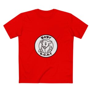 Devon The Touchdown Star Black & White Baby G.O.A.T. T-Shirt — Cute Goat Graphic Tee