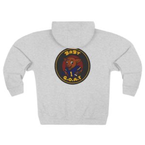 Devon The Touchdown Star GOAT Graphic Zip Hoodie — "Baby G.O.A.T." Cartoon Goat Logo