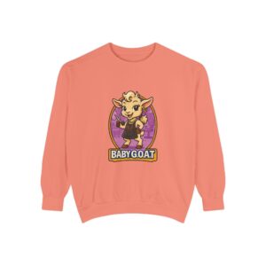 Joy The Stylist Baby Goat Graphic Sweatshirt — Cute Vintage Kid Goat Pullover