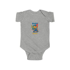 Barry The Slugger Baby Bear Bodysuit — "Baby Roars" Cute Infant One-Piece