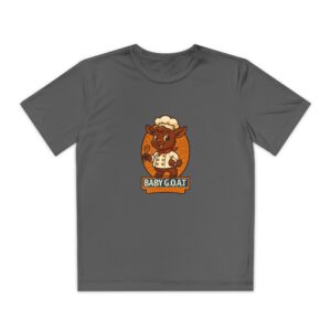 Charlie The Chef  Baby G.O.A.T. Youth T-Shirt — Cute Baby Goat Sports Team Tee for Kids