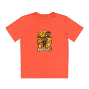 Future GOATs Club Baby G.O.A.T. Kids Tee — Cute Cartoon Animal Crew Youth T-Shirt
