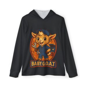 Max The Auto Helper Baby G.O.A.T. Hoodie — Cute Mechanic Goat Graphic Pullover