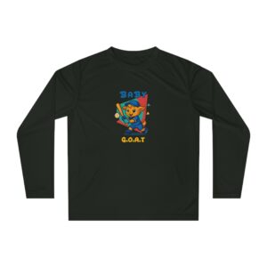 Barry The Slugger Baby G.O.A.T. Long Sleeve Shirt - Cute Skate Cat Graphic Tee