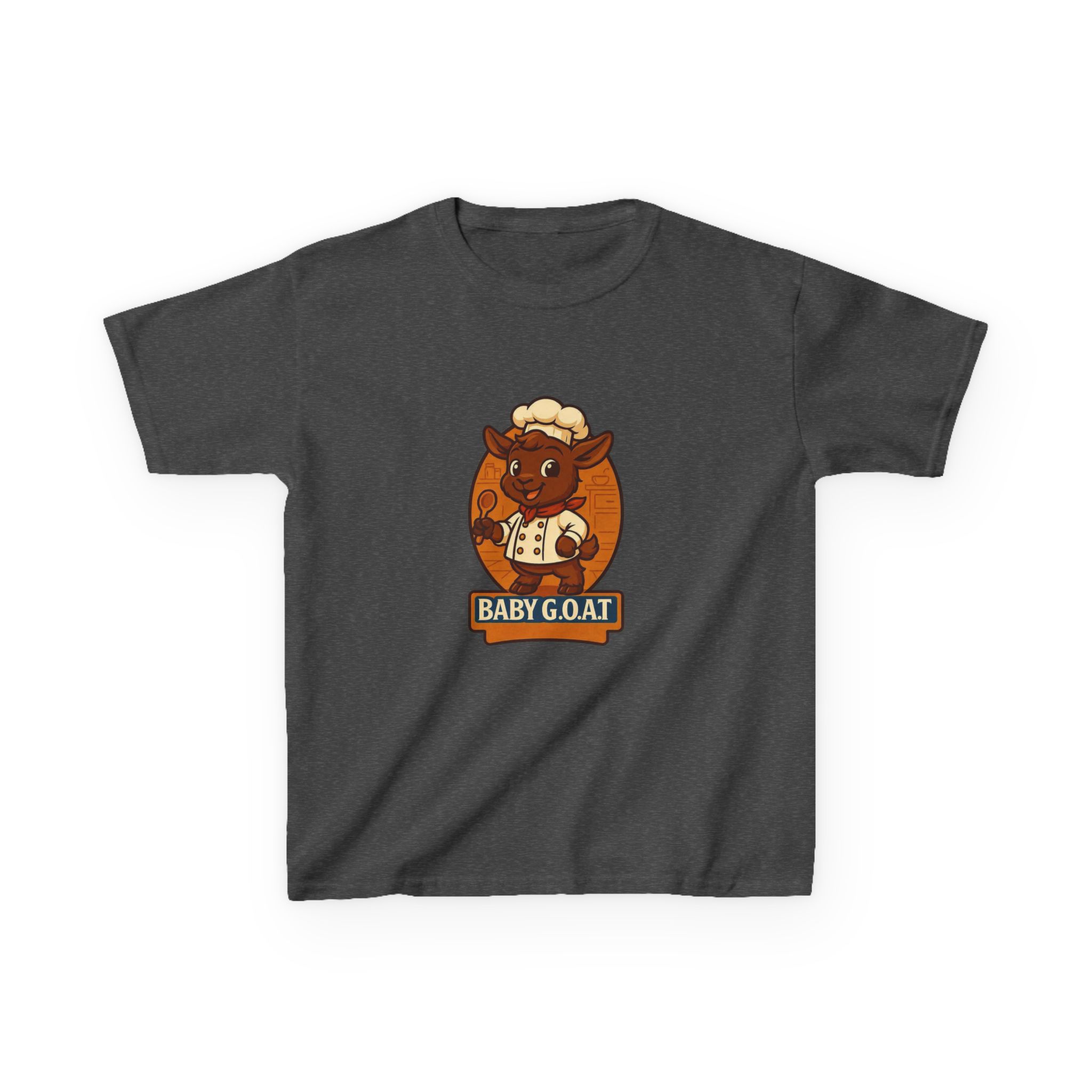 Charlie The Chef Kids T-Shirt — "Baby G.O.A.T.s" Cute Cartoon Goat Tee for Toddlers & Kids