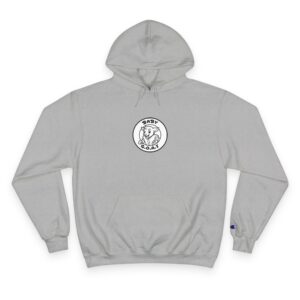 Devon The Touchdown Star Black & White GOAT Baby Hoodie — Minimal Vintage Baby G.O.A.T. Logo Pullover