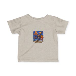 Little Legends Infant T‑Shirt – Cute “Baby Goats” Vintage Animal Graphic Tee for Babies
