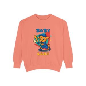 Barry The Slugger Baby G.O.A.T. Baseball Sweatshirt — Cute Kids Sports Crewneck