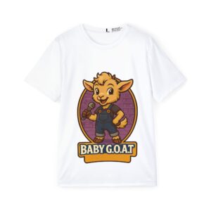 Ollie The Fix-It Goat Baby G.O.A.T. Sports Jersey — Men’s Graphic Jersey Tee