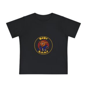 Devon The Touchdown Star Baby G.O.A.T. Graphic Tee — Cute Cartoon Goat Infant T-Shirt