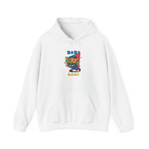 Barry The Slugger Baby G.O.A.T. Hoodie — Cute Skateboard Bear Graphic Pullover