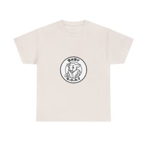 Devon The Touchdown Star Black & White Baby G.O.A.T. T-Shirt — Cute Goat Graphic Tee for Kids & Parents