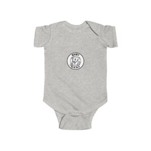 Devon The Touchdown Star Black & White Baby Bodysuit — "Baby Soap" Cute Circular Logo Infant Onesie