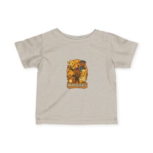 Future GOATs Club Infant Tee — Cute 'Baby Goat' Cartoon Crewneck for Newborns & Toddlers