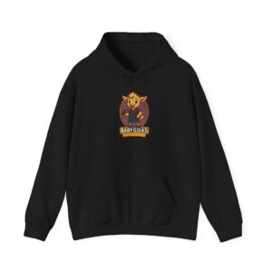 Ollie The Fix-It Goat Baby Goat Hoodie — Cute Cartoon Kid Goat Graphic Pullover