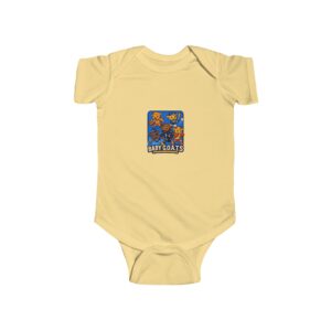 Little Legends Baby Bodysuit — Cute 'Baby Goats' Cartoon Graphic Infant Onesie