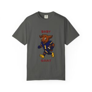 Devon The Touchdown Star In Action Baby G.O.A.T. T-Shirt — Cute Football Goat Graphic Tee