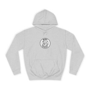 Devon The Touchdown Star Black & White GOAT Baby College Hoodie — Cute Retro Mascot Pullover