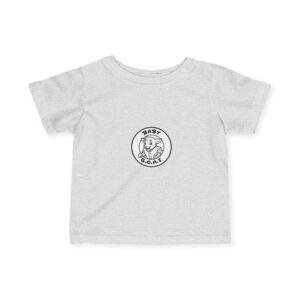 Devon The Touchdown Star Black & White Baby G.O.A.T. Infant Tee — Cute Goat Graphic Baby T-Shirt, Newborn Gift